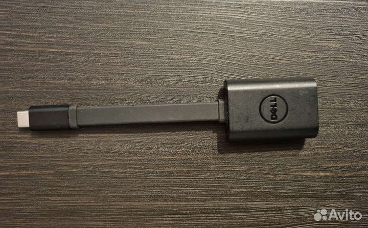 Адаптер переходник dell USB-C type c на VGA