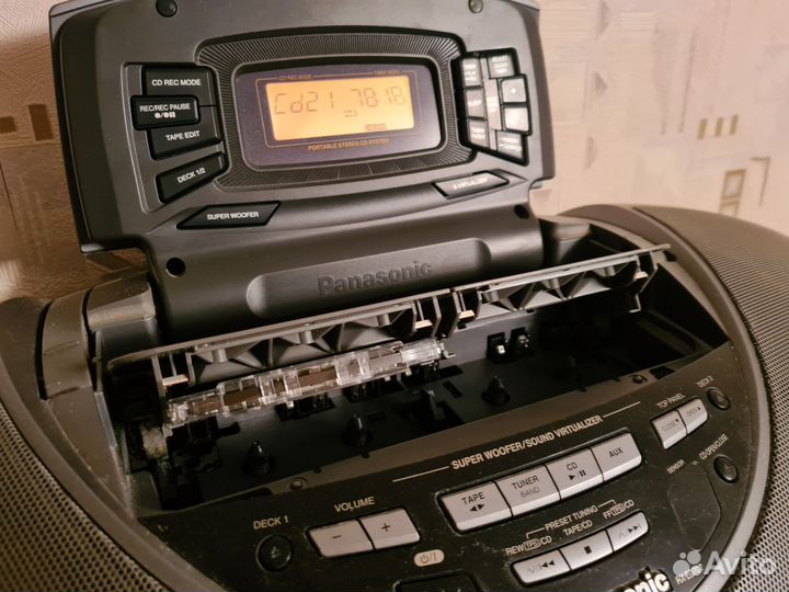 Магнитофон panasonic RX-ED707