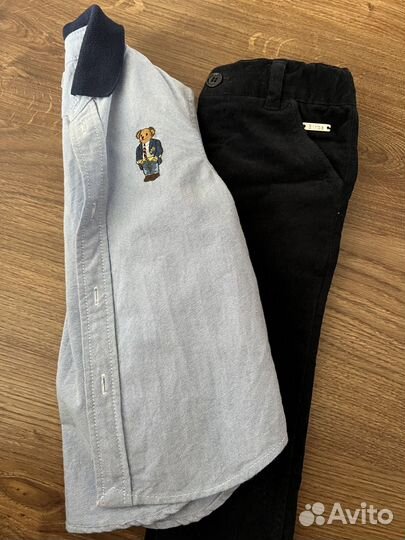 Рубашка для мальчика Ральф Лорен и брюки 92 см