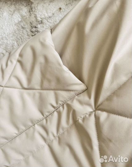 Пуховик зимний длинный с капюшоном 44