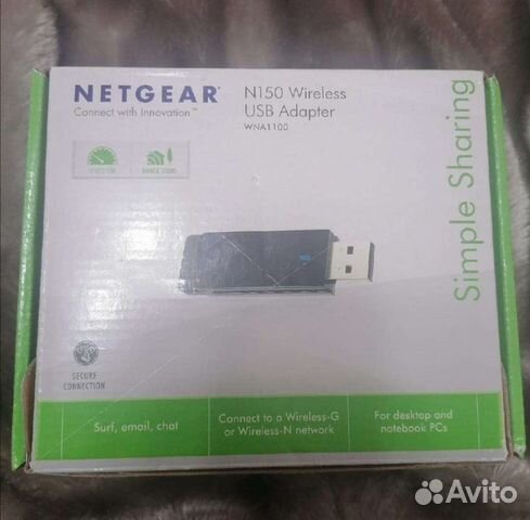 Новый сетевой адаптер netgear wina 1100
