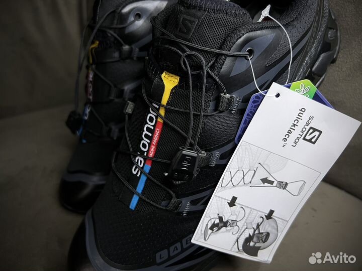 Кроссовки Salomon XT-6 Black термо (41-45)