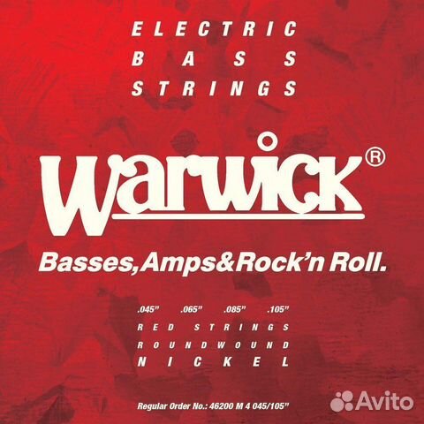 Струны для бас гитары Warwick 45-105