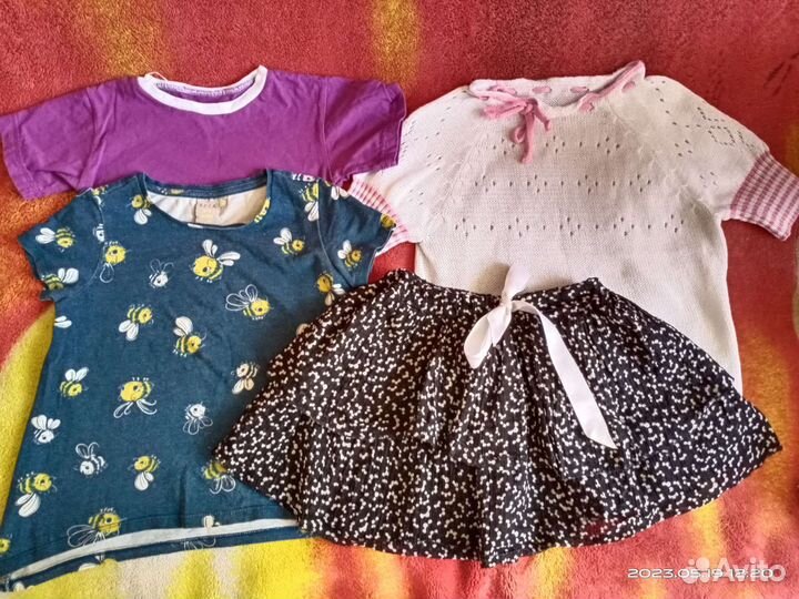 Вещи пакетом на девочку 92-98 размер