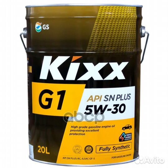 Kixx G1 5W30 SN/CF Plus 20л синт. моторное масл