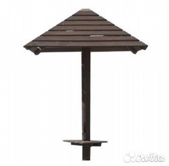 Деревянный зонт пляжный, навес