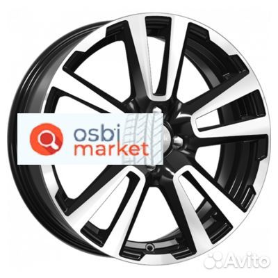 6,5x17/4x100 ET41 D60,1 кс874 Алмаз черный