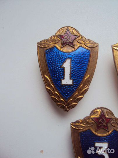 Значок Солдатские классности винтовые обр 1954г