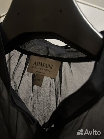 Прозрачная блузка armani оригинал