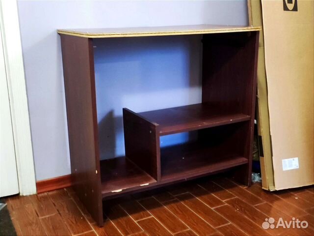 Тумба подставка средняя по размерам. Коричневая