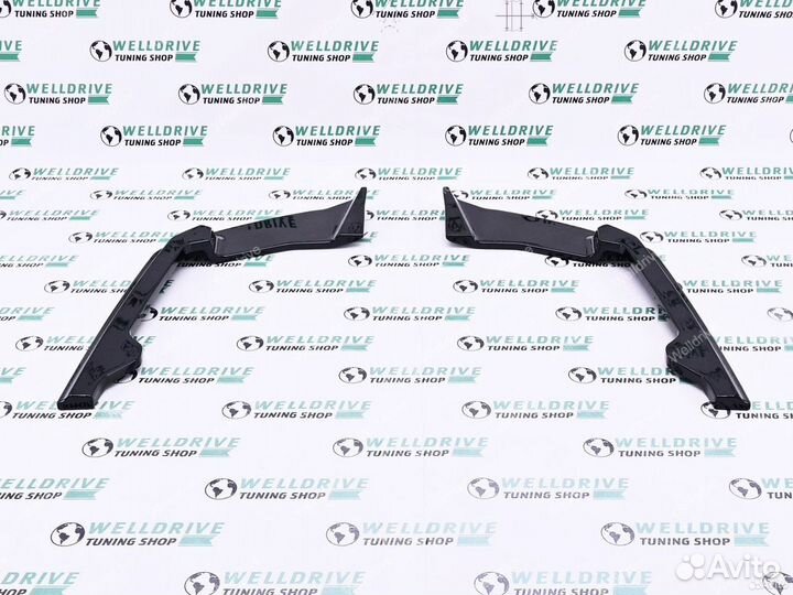 Лезвия задние BMW 5 G30 G31 CS style черные