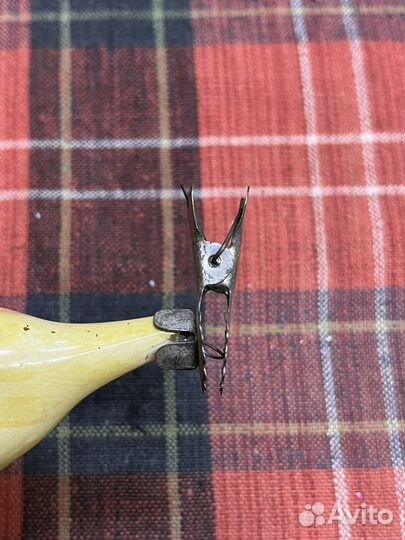 Елочная игрушка на прищепке советская СССР