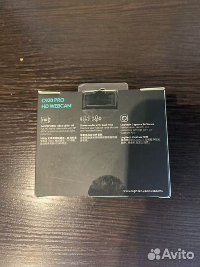 Веб камера Logitech hd pro webcam c920