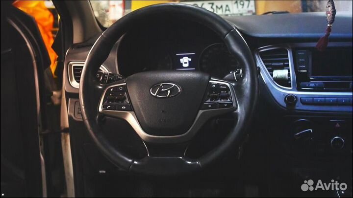 Подушка безопасности на hyundai solaris 2