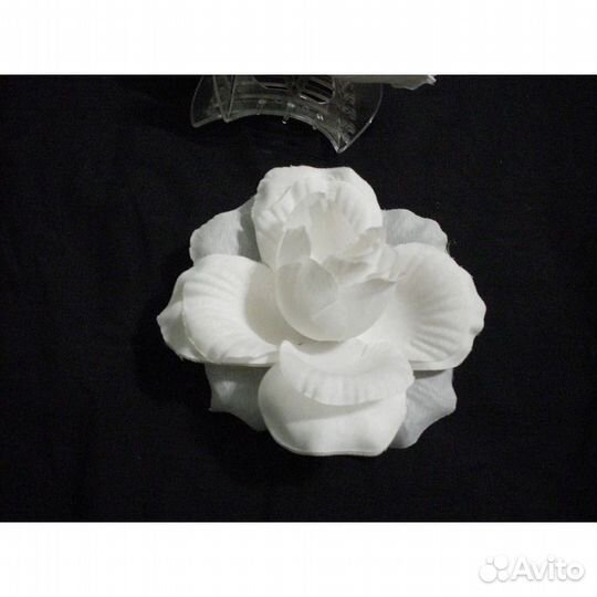 Банты украшен волос на зак,рез,краб белые