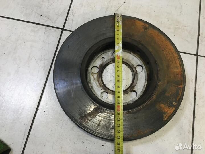 Диск тормозной передний Volkswagen Polo Hatch 2008