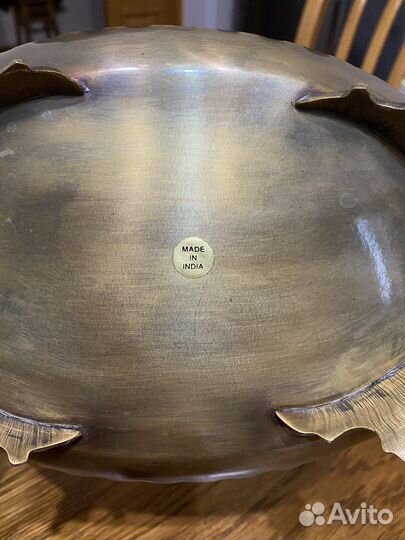 Конфетница латунь