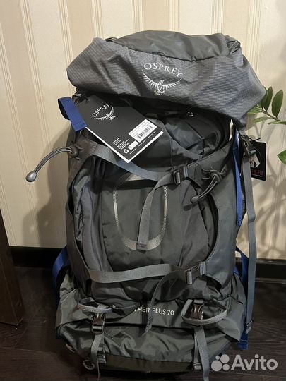 Рюкзак Osprey Aether Plus 70 Eclipse Grey