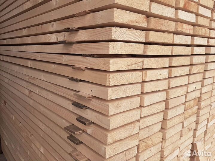 Строганная доска 40х200х6000 ель Ест