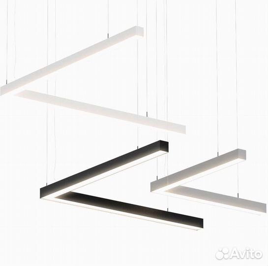 Светильник профильный угловой