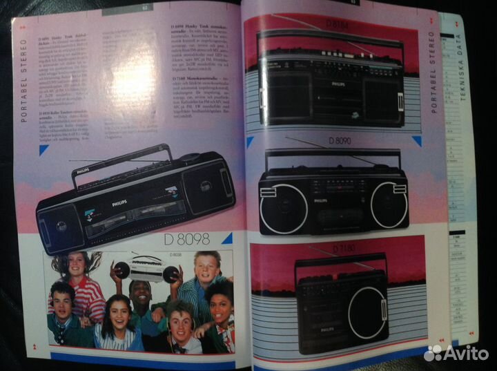 Аудио-видео каталог Philips 1989