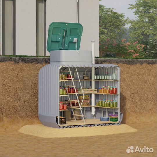 Погреб Rostok 8000 доска строганная стандарт