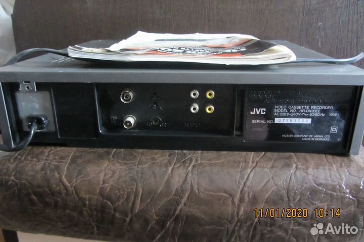 Кассетный видео проигрыватель jvc HR-DX20EE