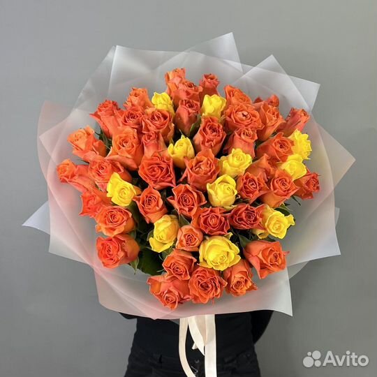 Кенийские розы 45 см