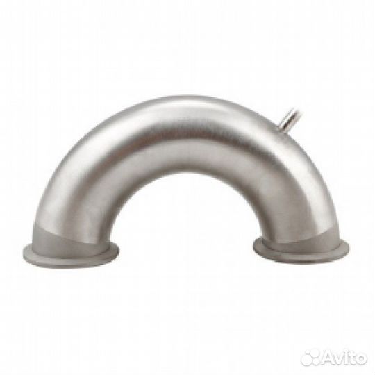 Отвод 180 гр. с вых. под термометр под кламп 1,5