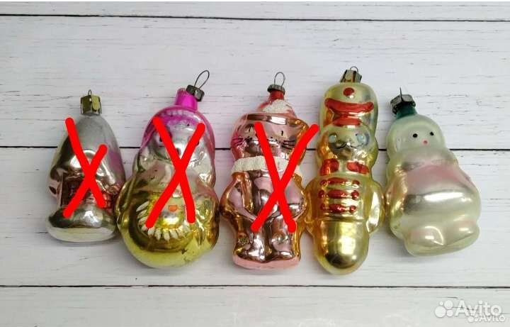 Елочные игрушки СССР