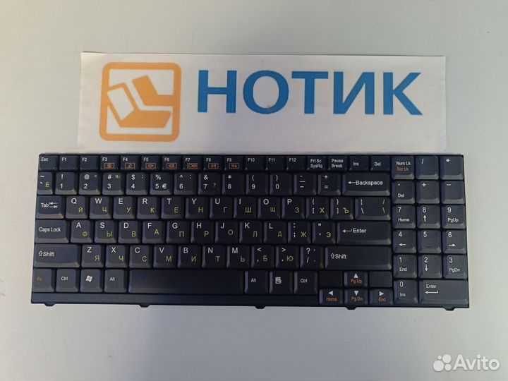 Клавиатура для ноутбука DNS 0116103 черная