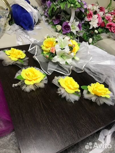 Свадебные украшения на машину продажа