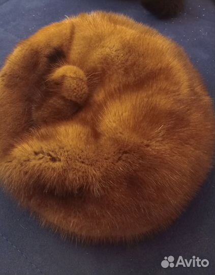 Берет норковый