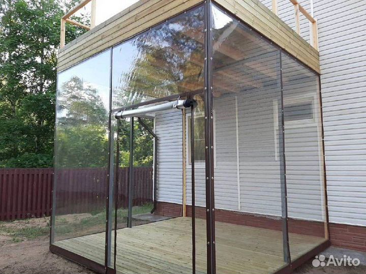 Гибкие и мягкие окна для террас