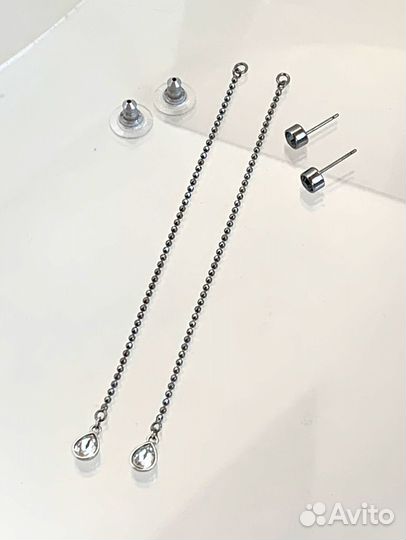 Длинные Серьги Трансформеры Swarovski Оригинал