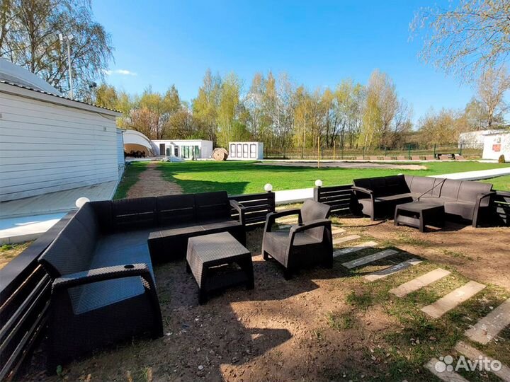 Мебель из ротанга - диван угловой