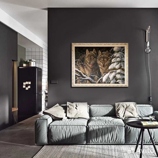 Картина акриловыми красками на холсте