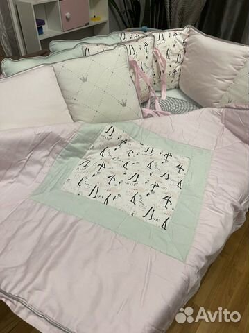 Одеяло и Бортики на детскую кроватку