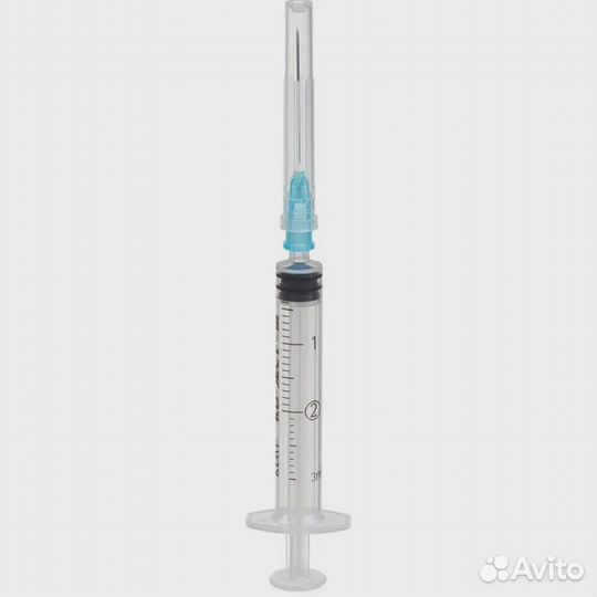 Шприц kdм-Ject III, 2мл, игла 23G (0,6*30мм), 3-ко