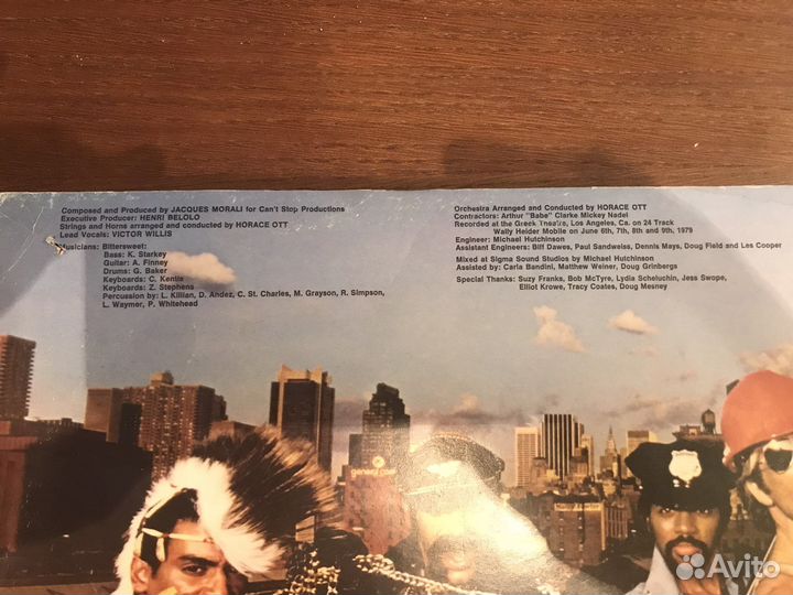 Конверт для виниловой пластинки Village People