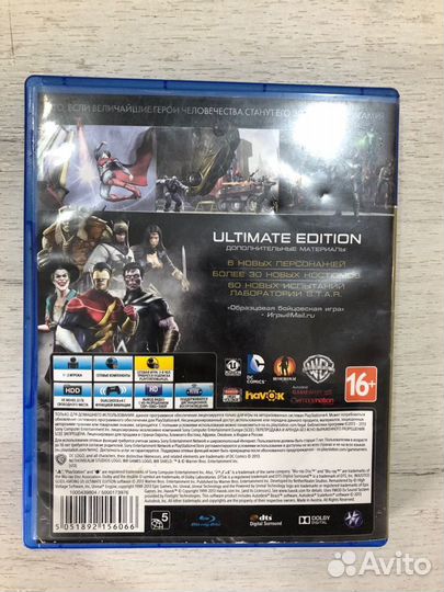 Injustice для Sony Ps4