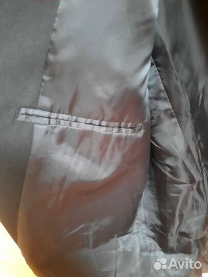 Пиджак для мальчика 140 146 10 лет школьный черный