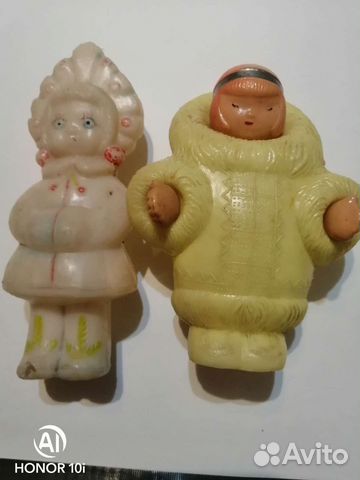 Игрушка якутка целлулоид, картонаж, краснаяшапочка