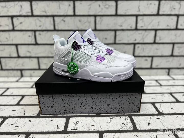 Кроссовки Nike Air Jordan 4 Purple Metallic