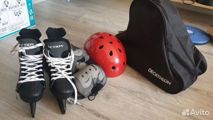 Коньки+аксессуары