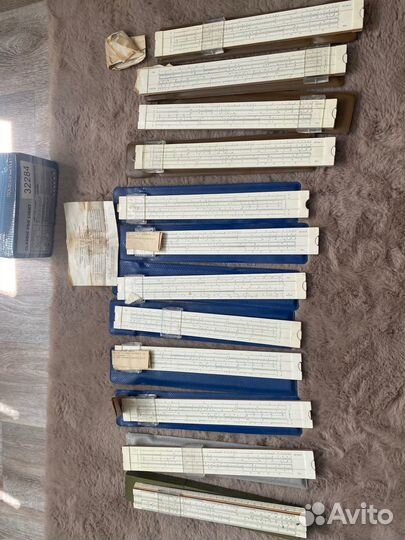 Логарифмическая линейка СССР 1973-1977гг