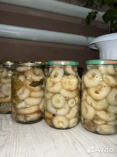 Грибы грузди маринованные