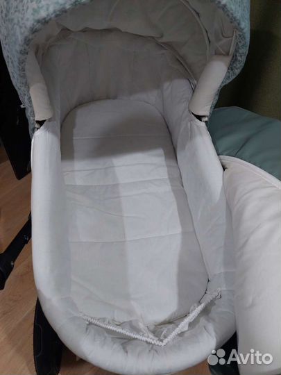 Коляска 2в 1 indigo mio цвет шалфей