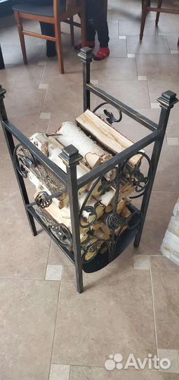 Кованая дровница Артемида