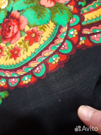 Павловопосадский платок шерсть СССР